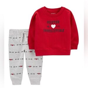 Carter’s Just One You Mister Irresistible Valentine’s Day Outfit - 3 Months NWT